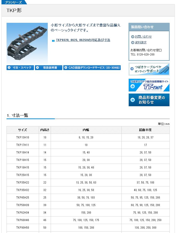 椿本拖鏈TKP58H39-30W50R90-FOA-MOA-...