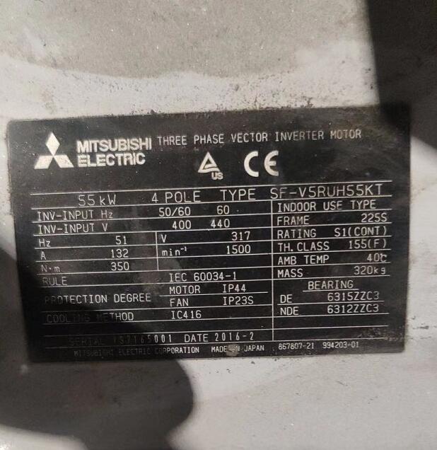 日本三菱電機(jī)型號(hào)：SF-V5RUH55KT-225S